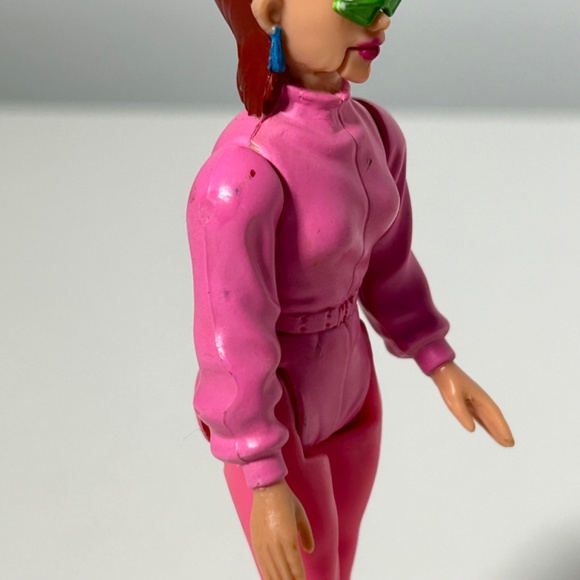 Vintage 80's The Real Ghostbusters Janine Melnitz Fright Features Action Figure - Picture 6 of 13